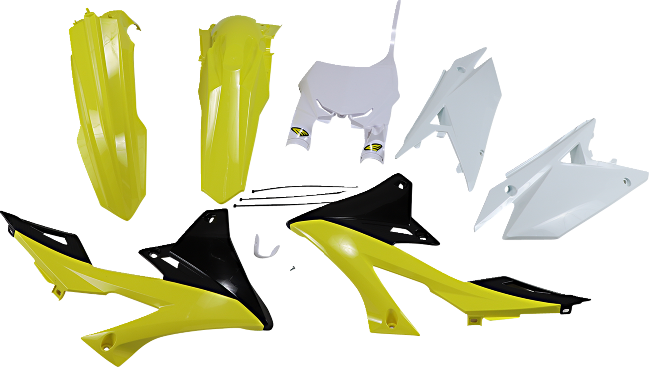 Cycra 5 Piece Replica Body Kit - OE Yellow/White/Black - RM-Z 250/450 2019-2024 Suzuki RMZ250 / 2018-2024 Suzuki RMZ450