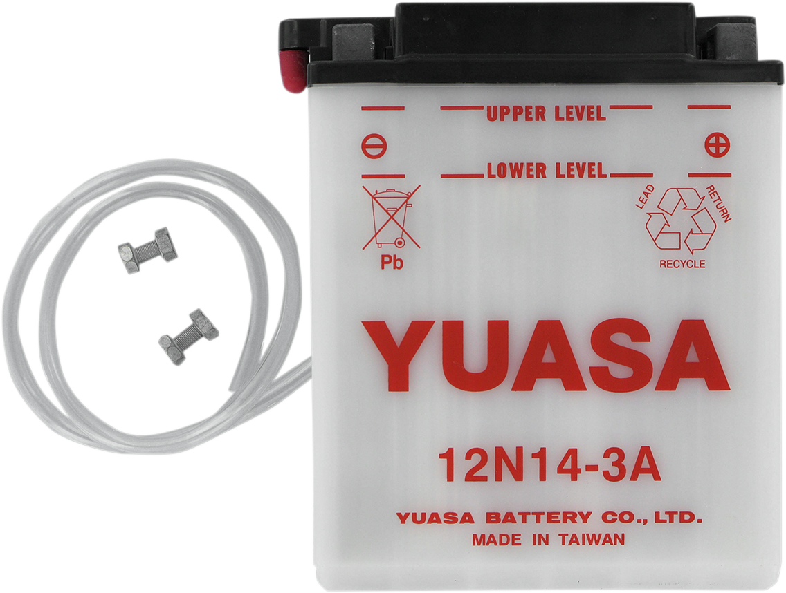 Yuasa Battery - Y12N14-3A Aprilia/Ducati/Yamaha/Kawasaki/Triumph/Royal Enfield/Moto Guzzi