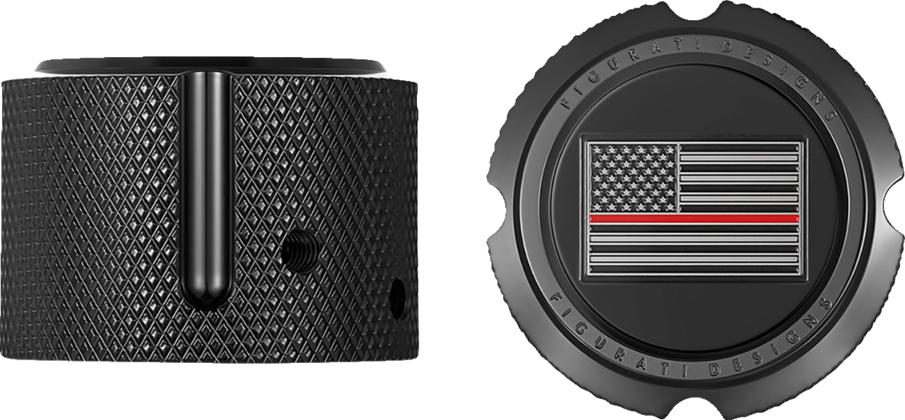 Figurati Designs Front Axle Nut Covers for Harley 2002-2025