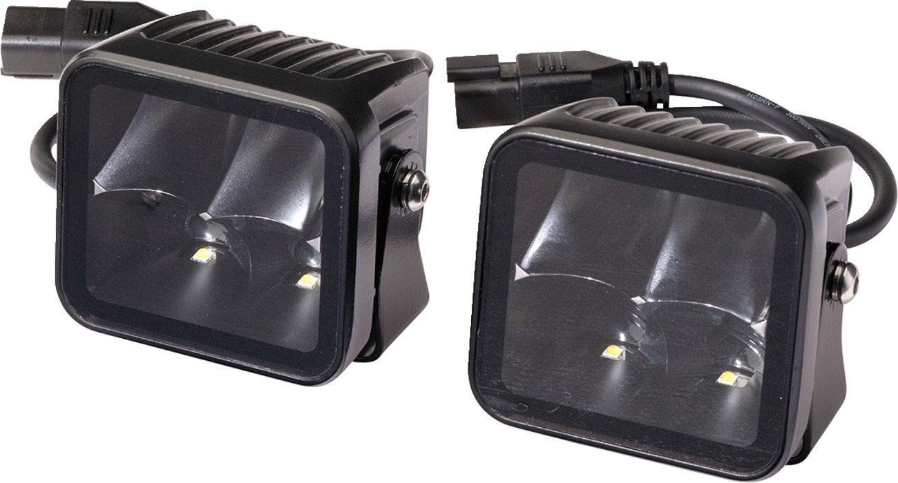 Moose Racing 3" Black-Out series Cube Light
