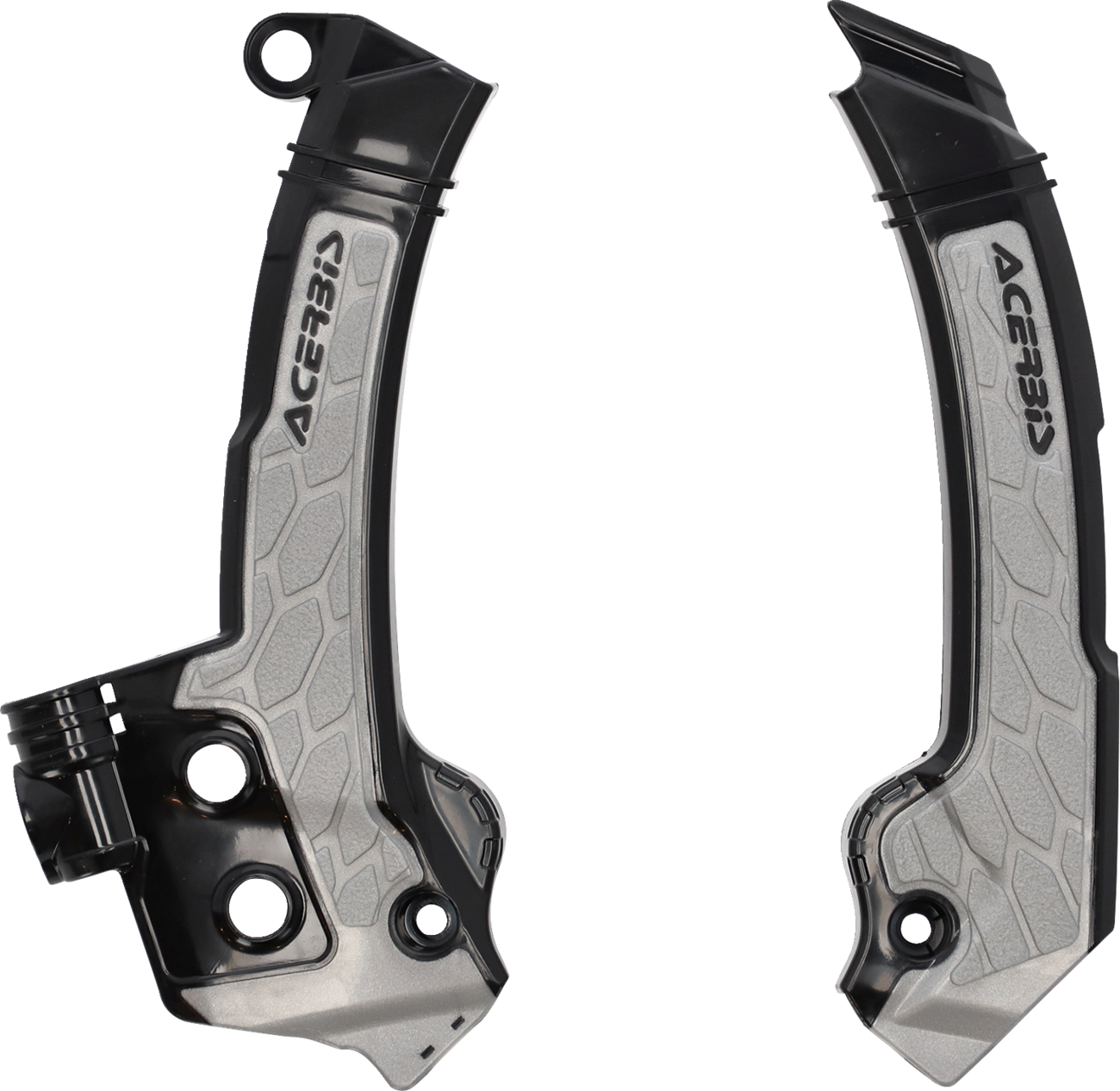 Acerbis X-Grip Frame Guards - Black/Gray - Husqvarna