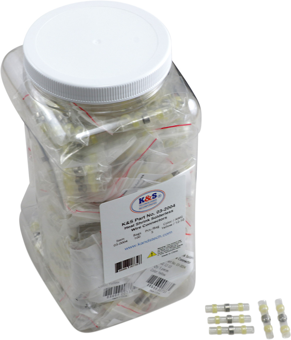 Heat-Shrink Solderless Wire Connector Kit/Refill