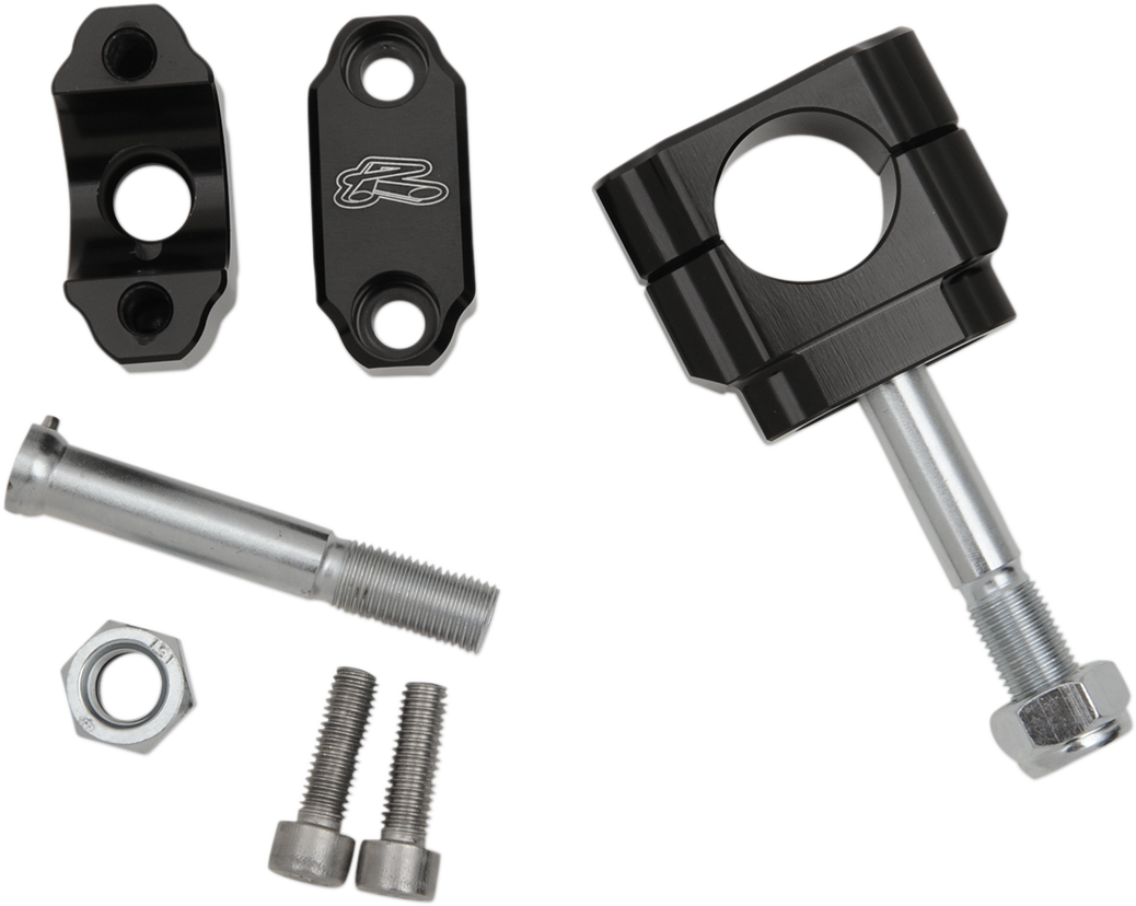 Renthal Rubber-Mounted Handlebar Clamp - 1-1/8" - No Offset Honda/Kawasaki/Yamaha