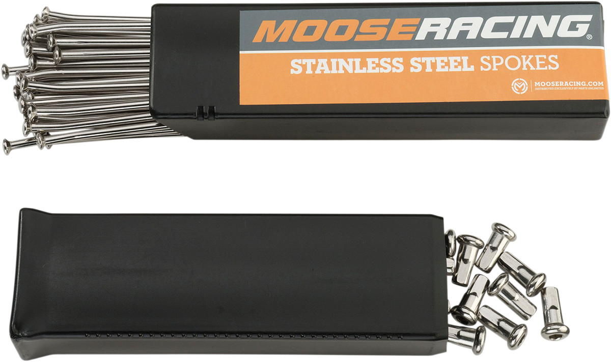 Moose Racing Stainless Steel Rear Spoke Set Kawasaki / Suzuki 125cc-450cc 2003-2025