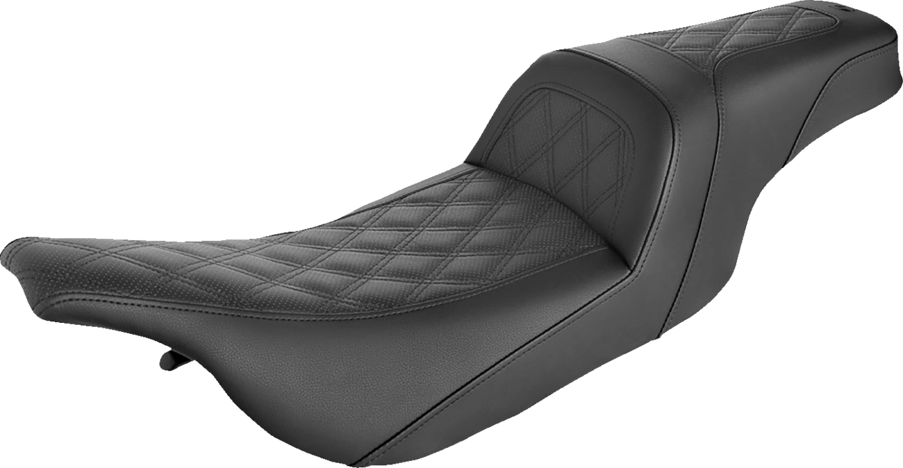 Saddlemen Slim LS Lattice Stitch Seat For Harley Touring 1997-2007