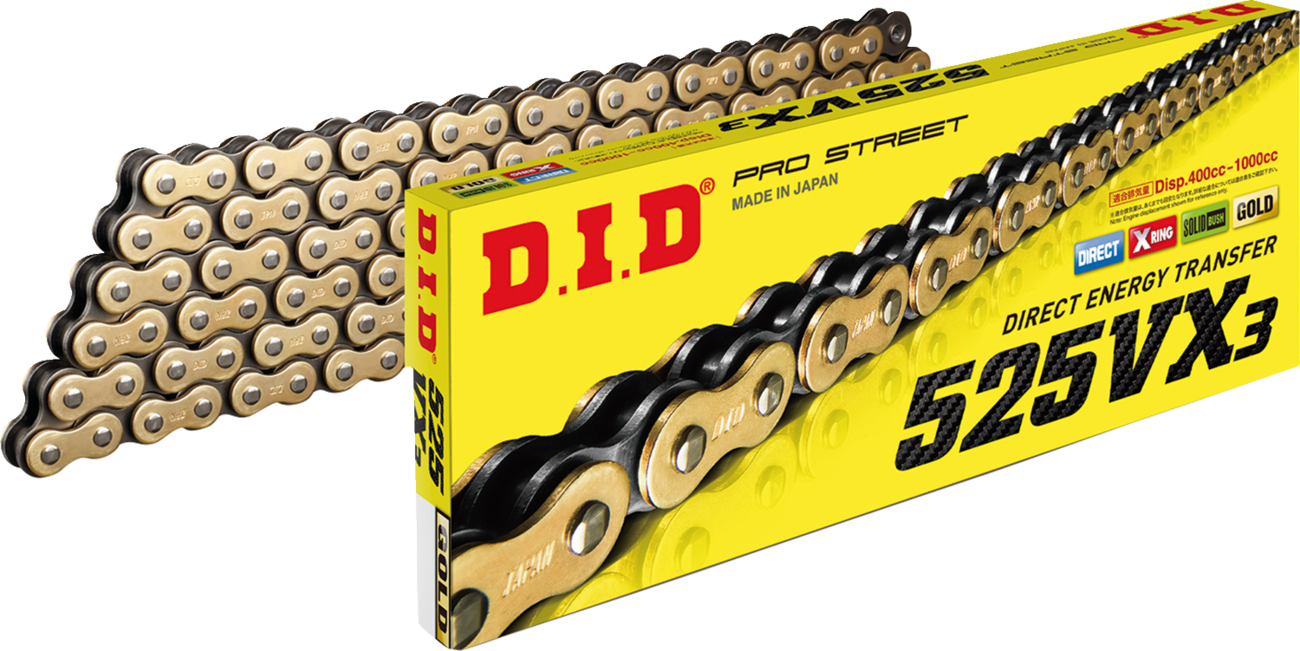 DID 525 VX3 Drive Chain