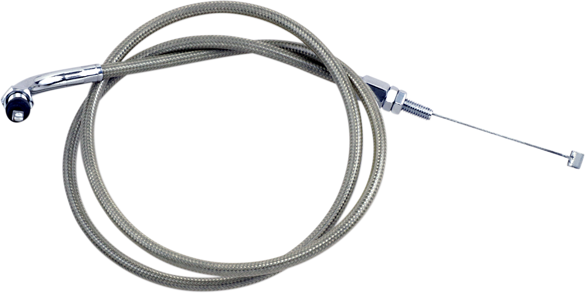 Motion pro Armor Coat Stainless Steel Throttle/Idle Cable for Cruisers - Choke - 1500 Valkyrie Honda