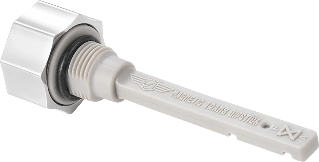 Figurati Designs Stainless Steel Curved Magnetic Transmission Dipstick For Harley 6-Speed 2006-2025