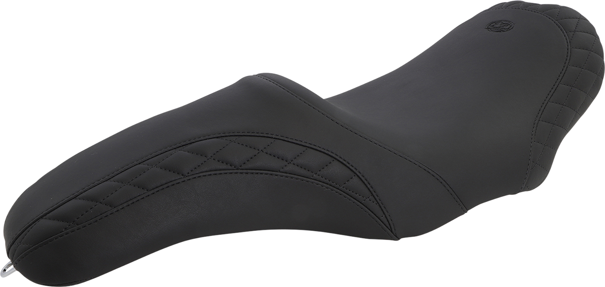 Mustang Tripper Fastback Seat For Harley Touring With Yaffe Tank 2008-2025