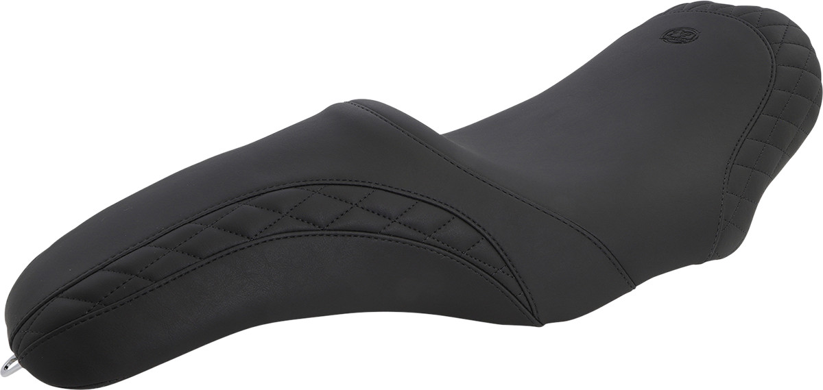 Mustang Tripper Fastback Seat For Harley Touring With Yaffe Tank 2008-2025