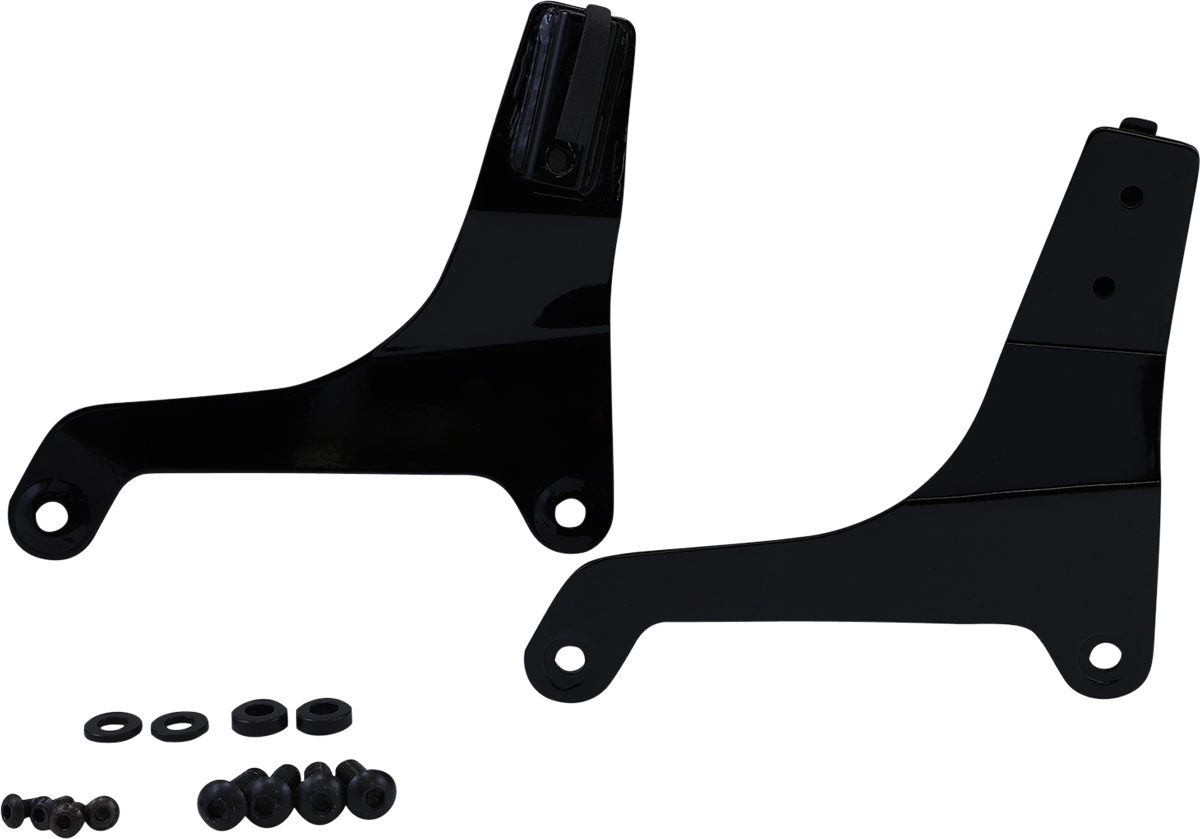 Drag specialties Side Plates - Black 2018-2019 Harley Davidson FXFB Fat Bob 107 / 2018-2021 Harley Davidson FXFBS Fat Bob 114