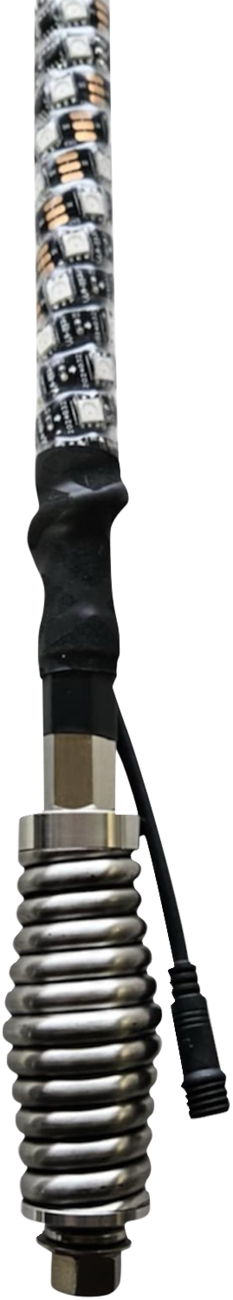 Whipitlightrods SOL 3' Whip Light Rod - Bluetooth® - RGB - Brake/Turn