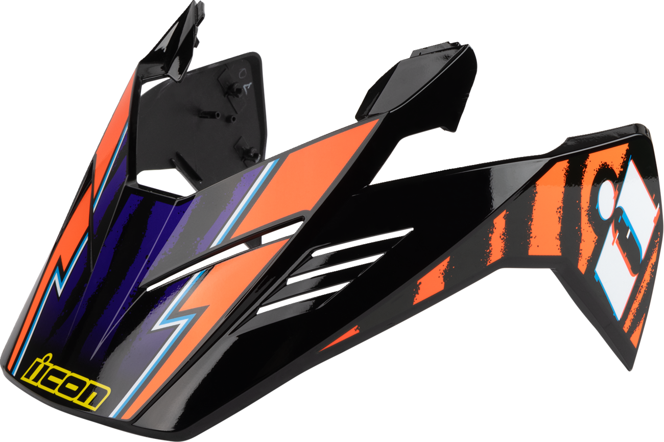 ICON Elsinore™ Helmet Peak — Rad Dawn
