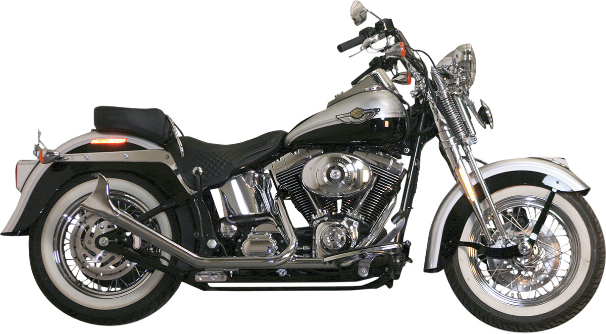 PAUGHCO 1-3/4" “Side by Side” Upsweep Fishtail Exhaust System