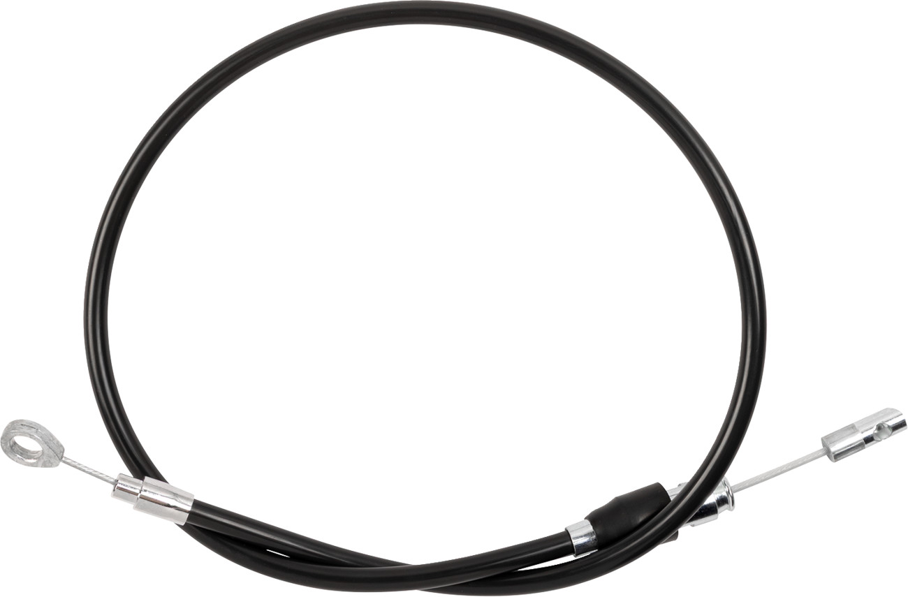 Drag specialties Quick Connect Clutch Cable - Upper - 44" - Black/Chrome Harley Davidson