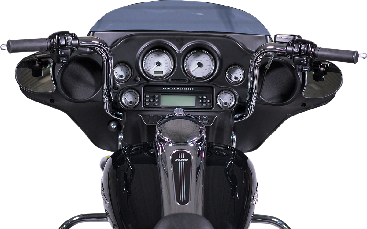 Fat Baggers Inc. 1 1/4" Round Top EZ Install Handlebar Kit For Harley Touring 2008-2013