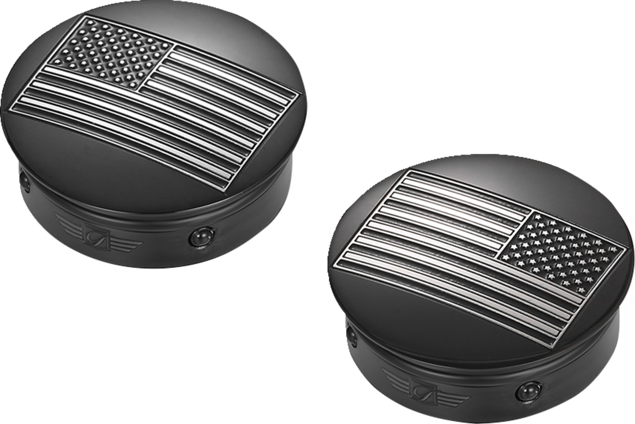 Figurati Designs Swing Arm Pivot Covers for Harley Touring 1985-2025