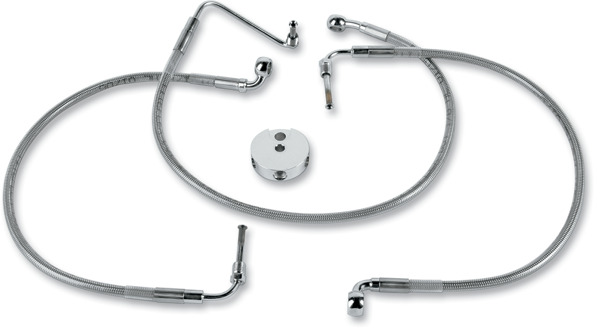 Drag Specialties Stainless Steel Brake Line Kit
