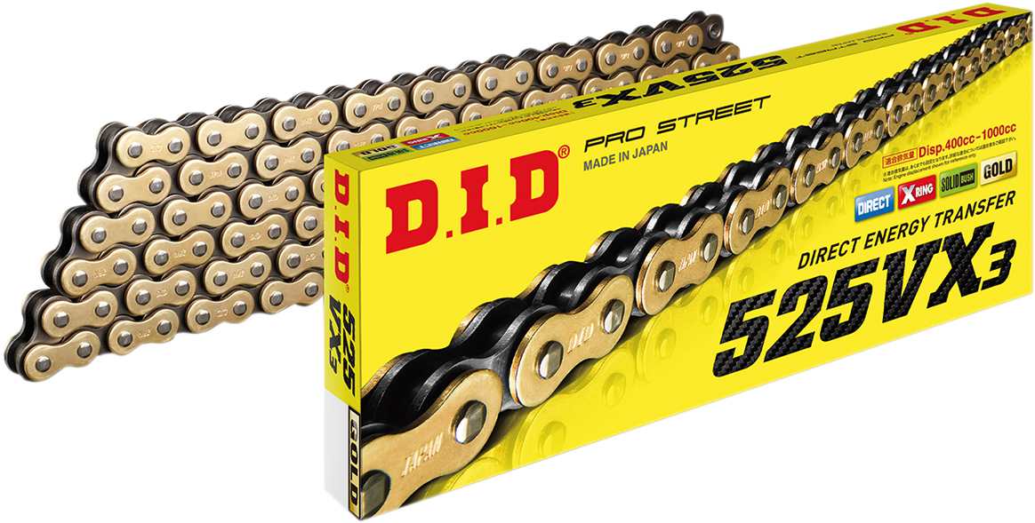 DID 525 VX3 Drive Chain