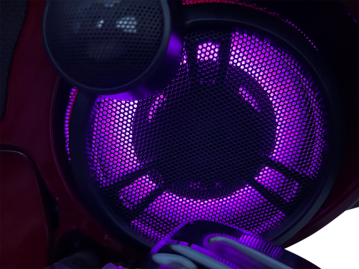 Custom Dynamics ProGlow LED Speaker Lights For Harley Touring 2014-2021