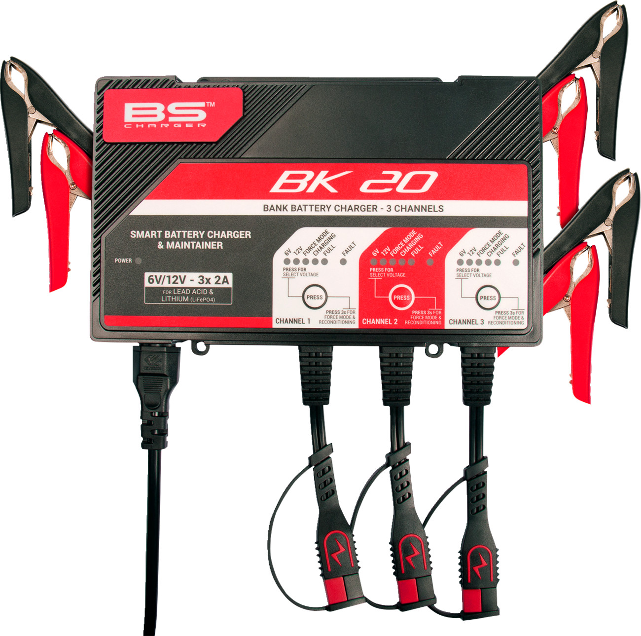 BK 20 Smart Bank Battery Charger and Maintainer with Reconditioning Function