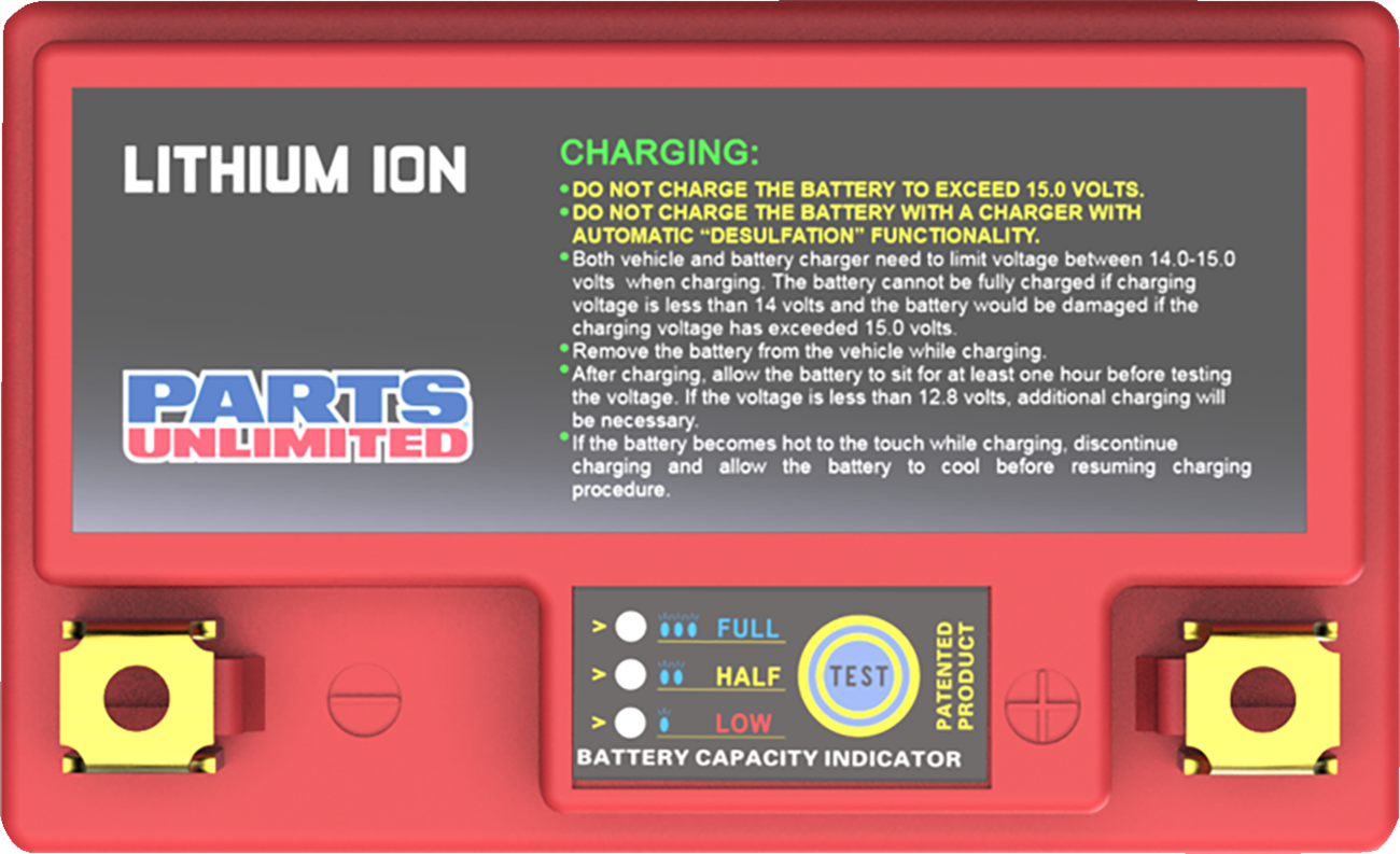 PARTS UNLIMITED Lithium LiFePO4 Battery