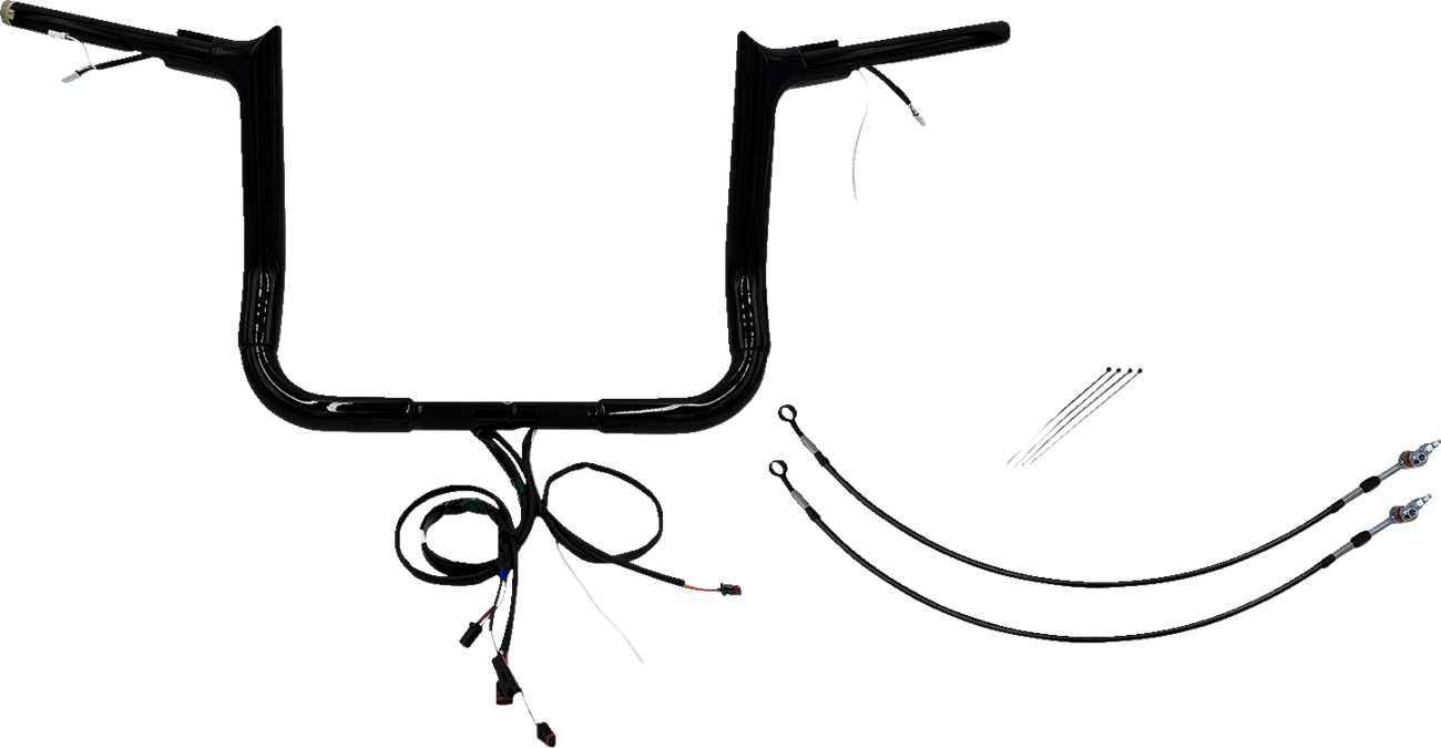 EZ Install Wired 1-1/2" Pointed Top Handlebar Kit