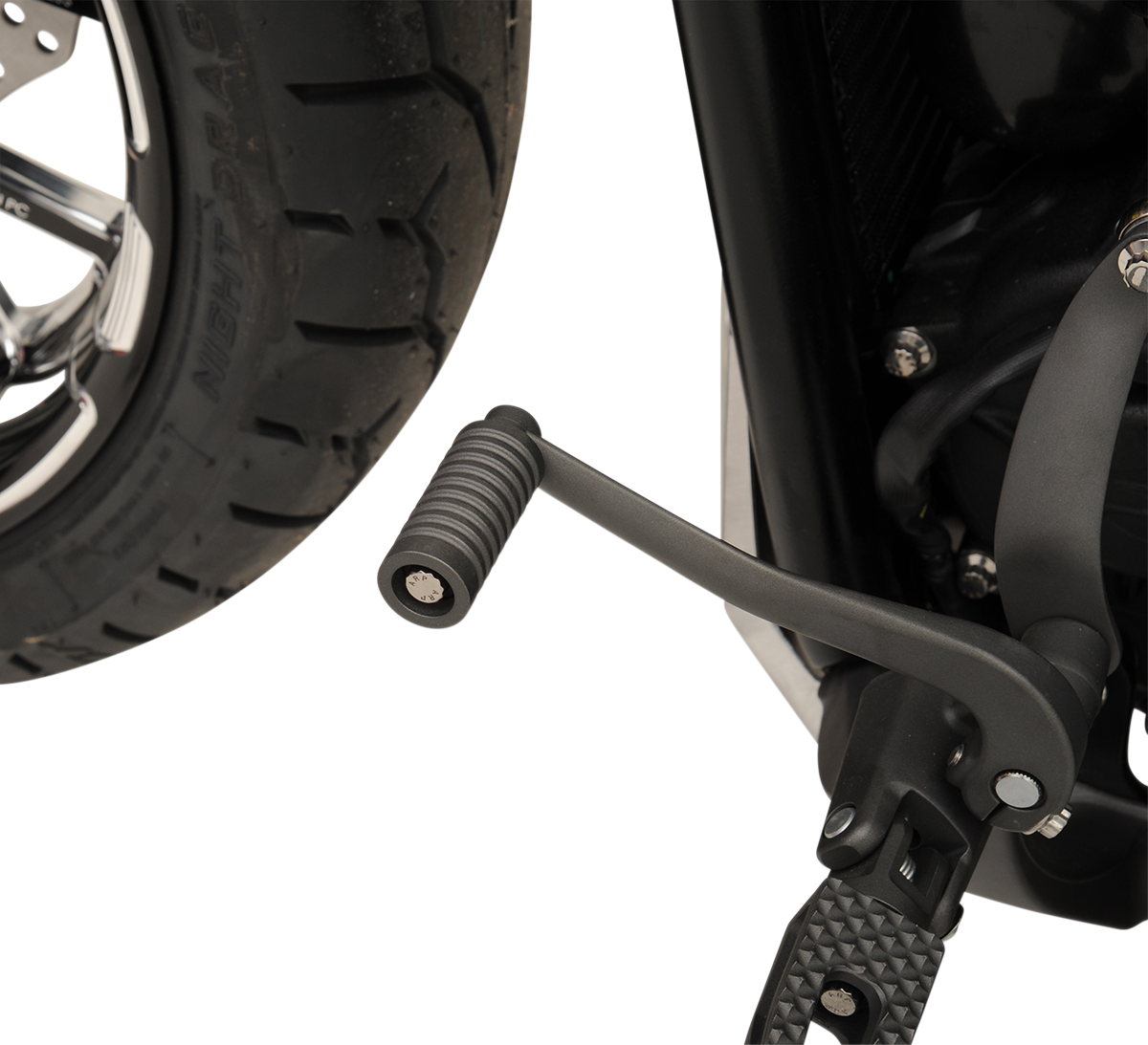 Thrashin Black Aluminum Universal Motorcycle Shift Peg For Harley