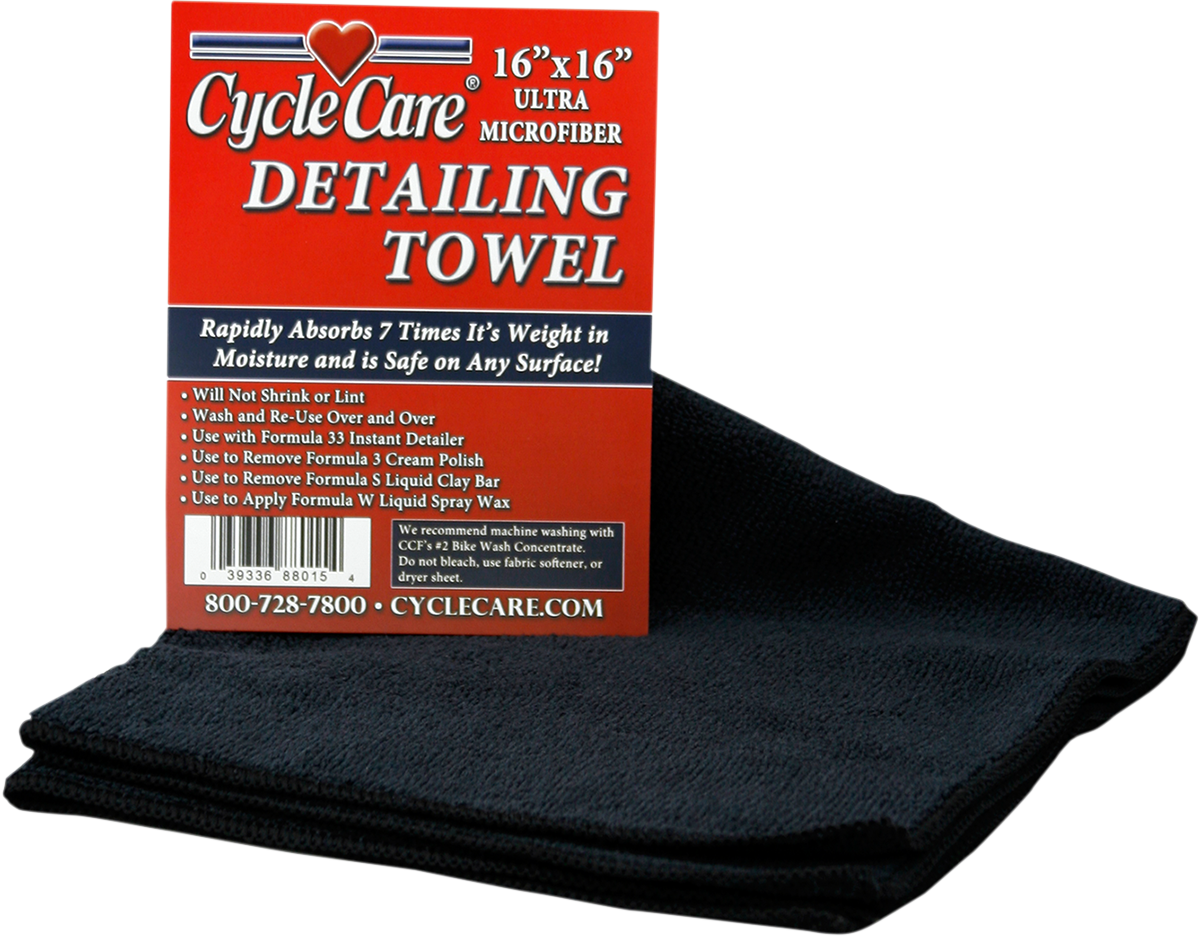 CYCLE CARE FORMULAS Microfiber Towels