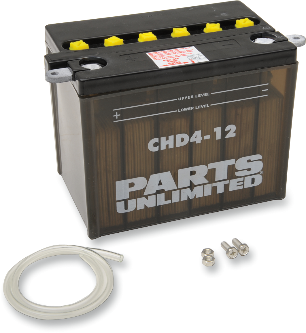 Parts unlimited Battery - YHD12 - Black Case Harley Davidson/Ultranautics