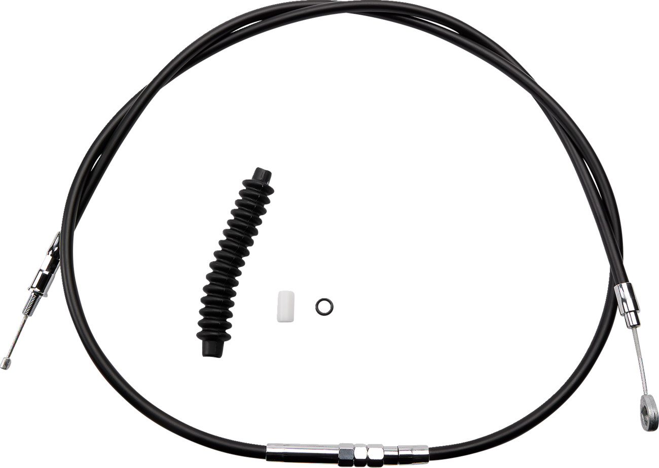 Drag Specialties High-Efficiency Black Vinyl Clutch Cable