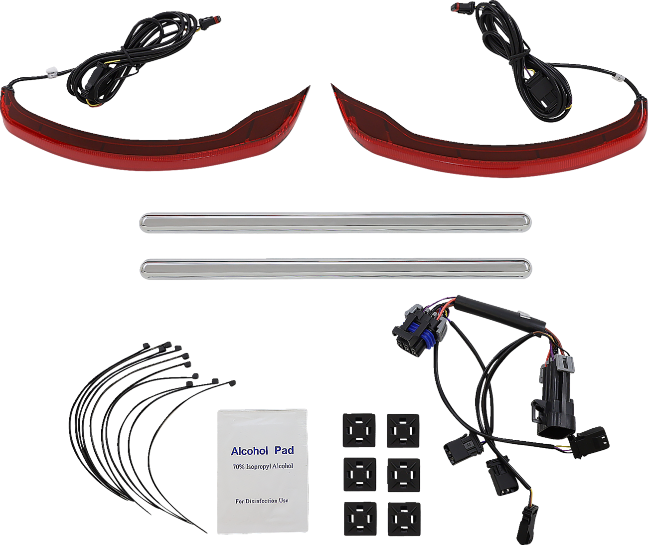 Custom Dynamics Dual Intensity Low Profile Saddlebag Lights For Indian Touring 2015-2025