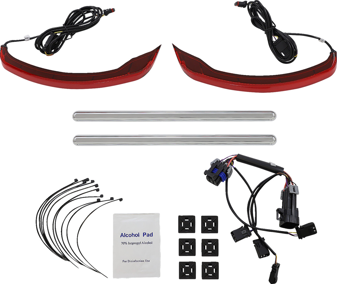 Custom Dynamics Dual Intensity Low Profile Saddlebag Lights For Indian Touring 2015-2025