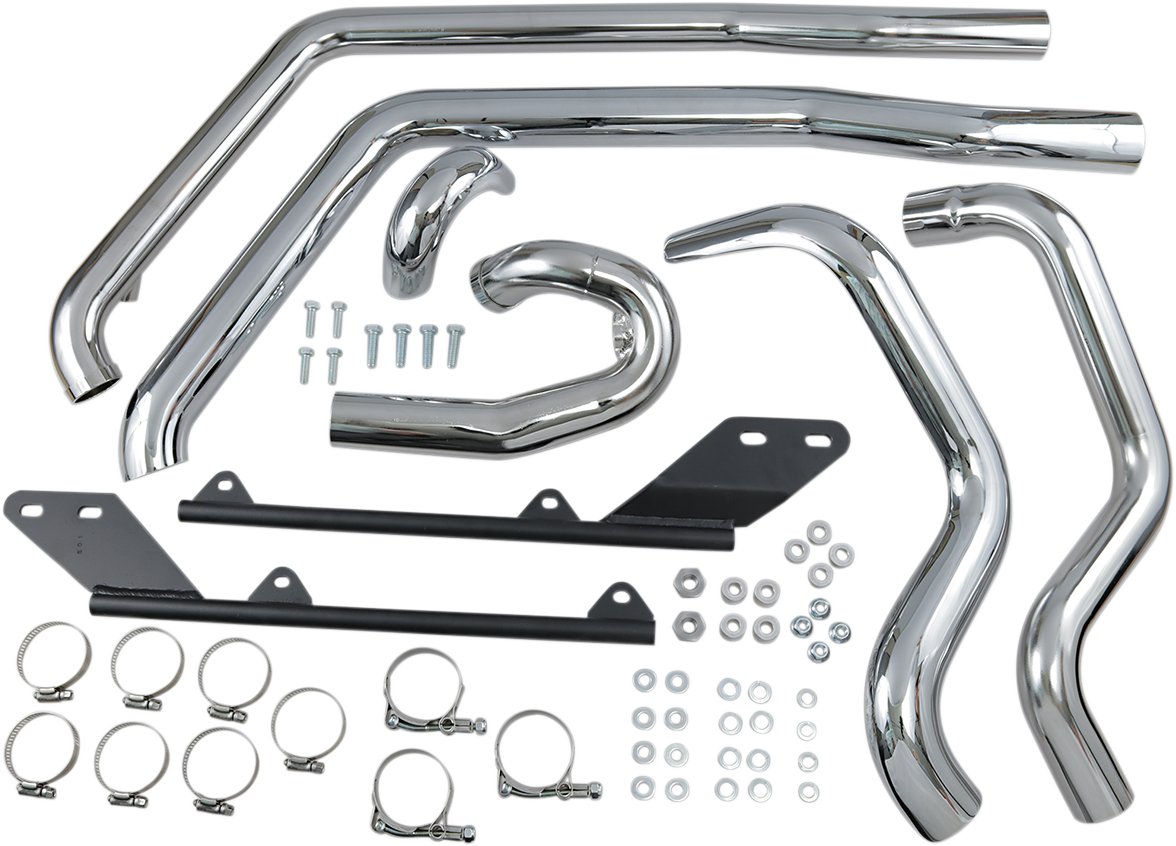 BASSANI XHAUST Power Curve True-Dual Crossover Header Pipes