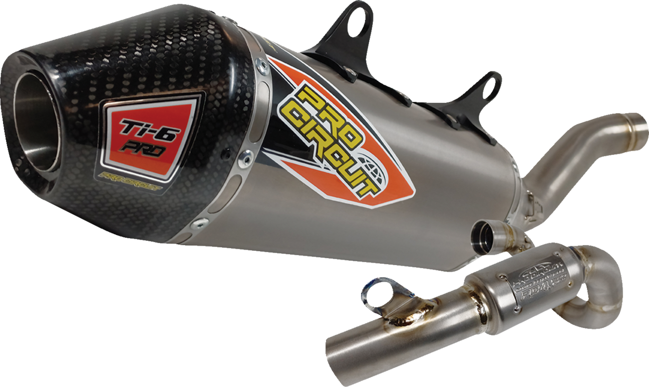 Pro Circuit Ti-6 Pro Titanium Exhaust System KTM / Husqvarna 250cc 2022-2025