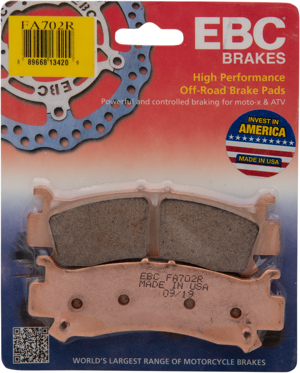 Ebc Long-Life Sintered "R" Brake Pads Honda