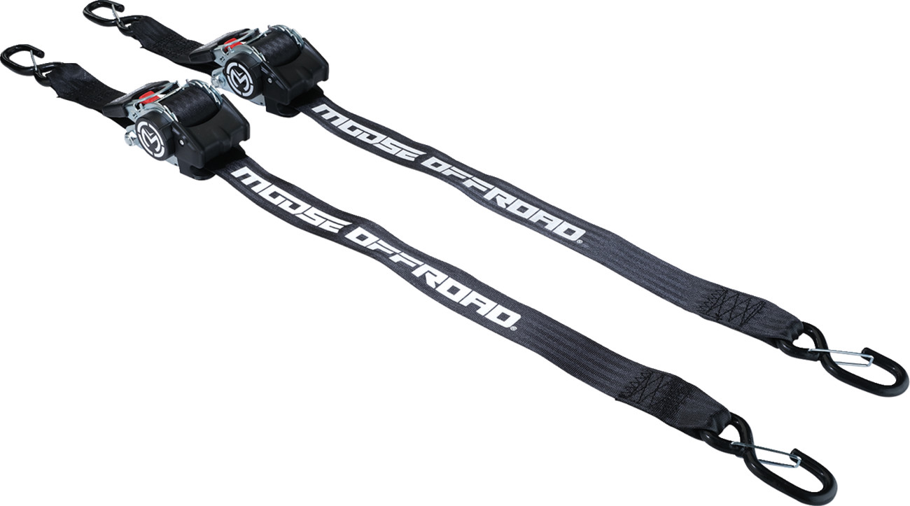 Moose Racing Retractable Ratcheting Straps