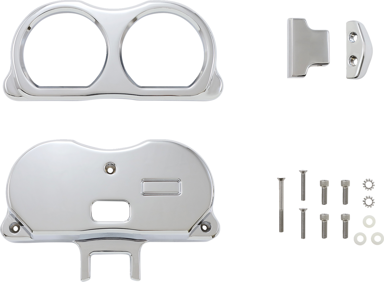 LA CHOPPERS Dual Gauge Mount For Performance Risers