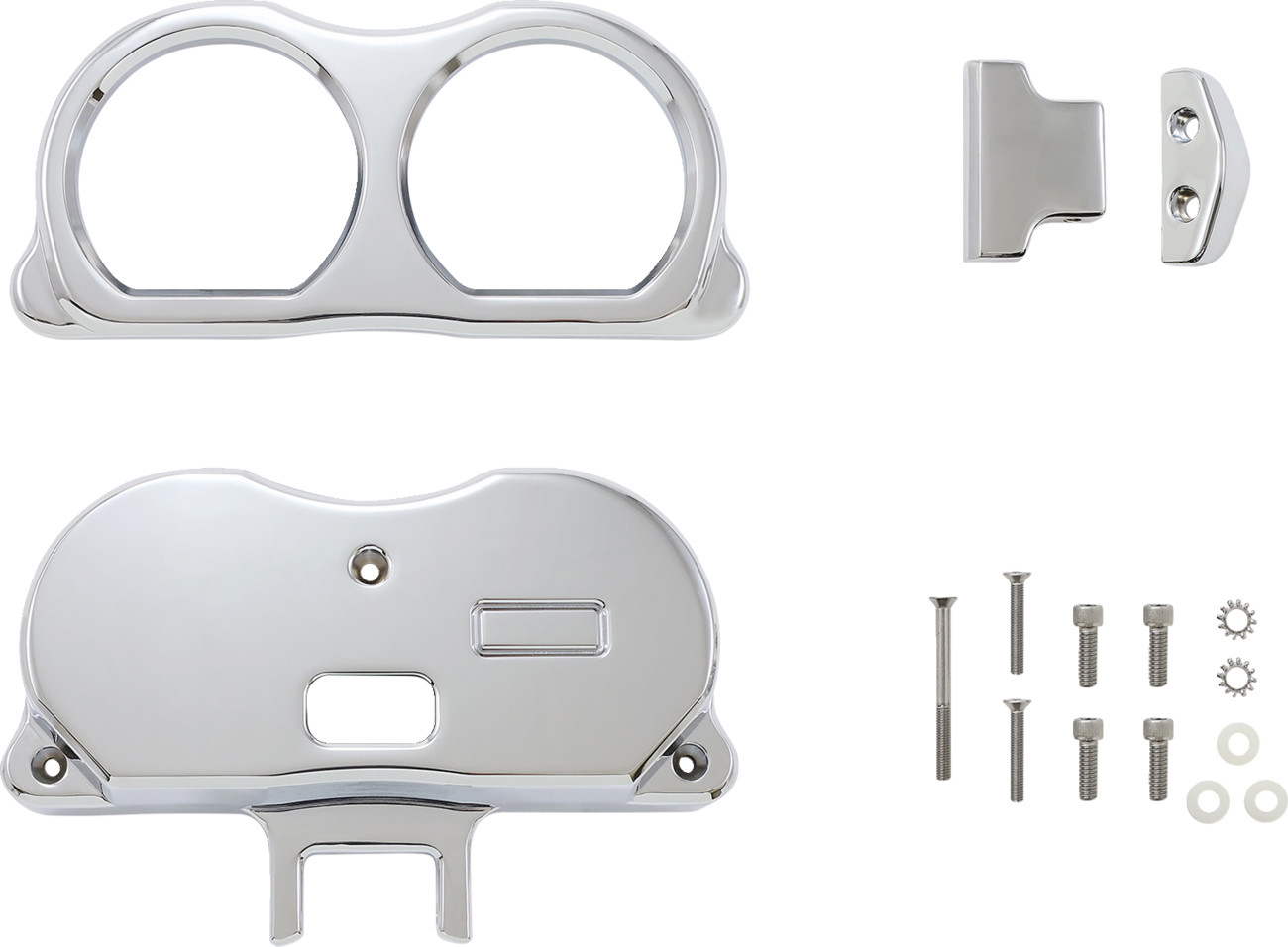 LA CHOPPERS Dual Gauge Mount For Performance Risers