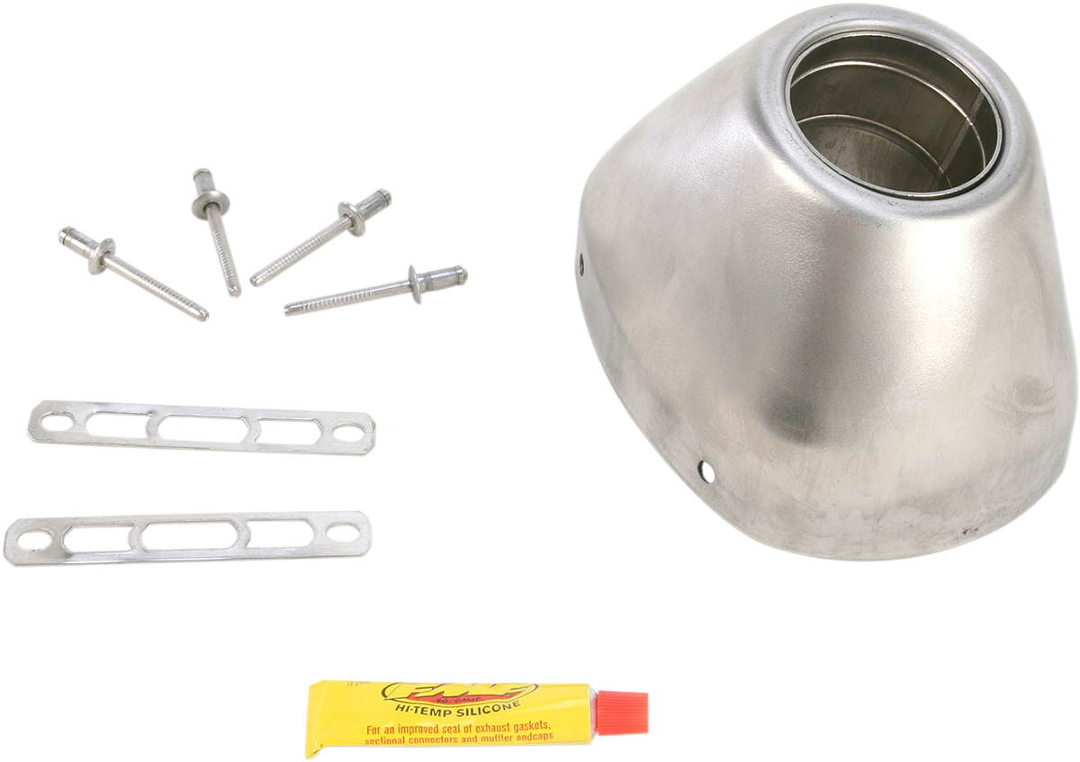 FMF Racing [40641] End Cap Kit for Factory 4.1RCT | End Cap Rplc S/S Rct