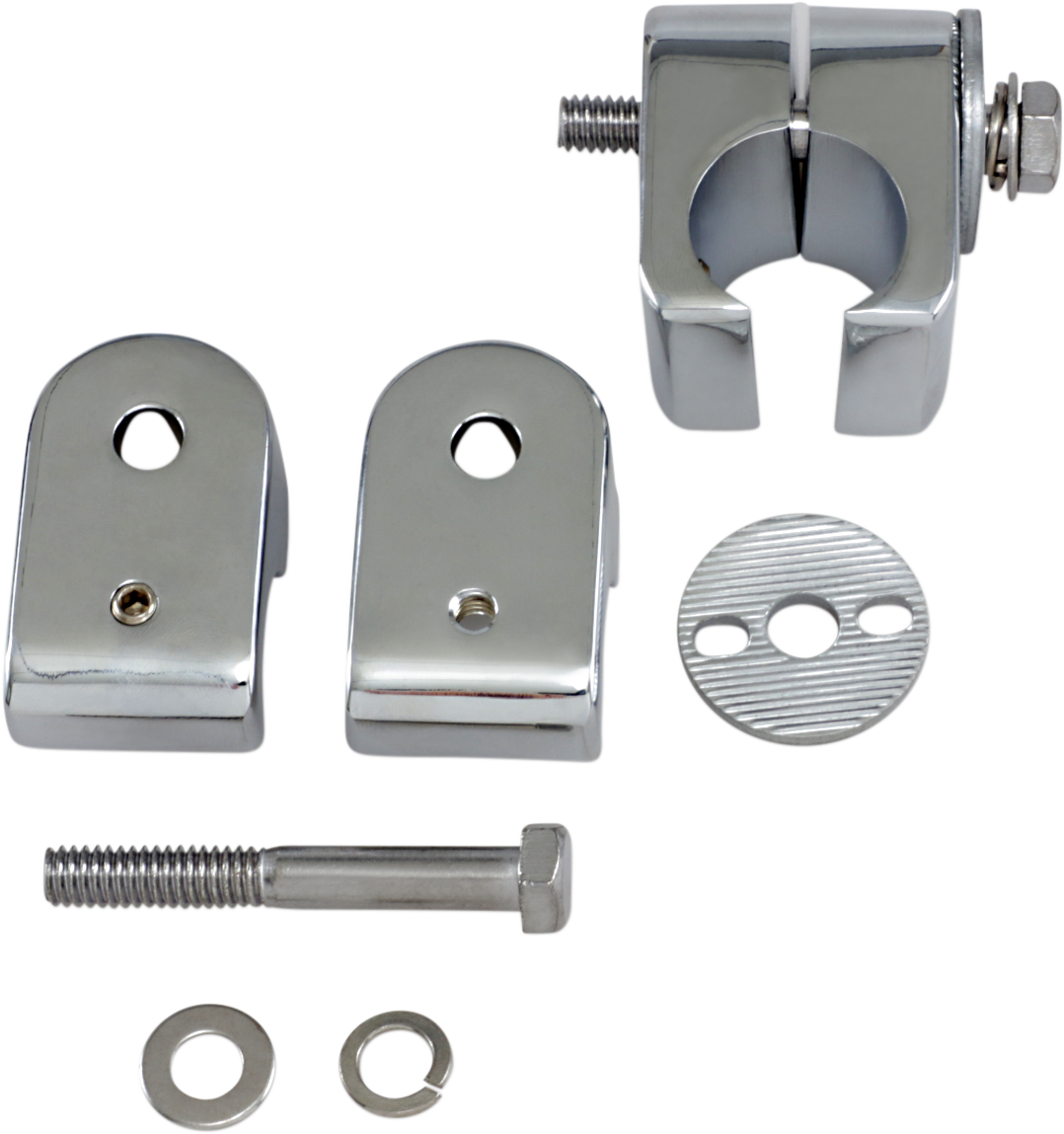 Drag specialties Universal Engine Guard Clamps - Chrome - 1"