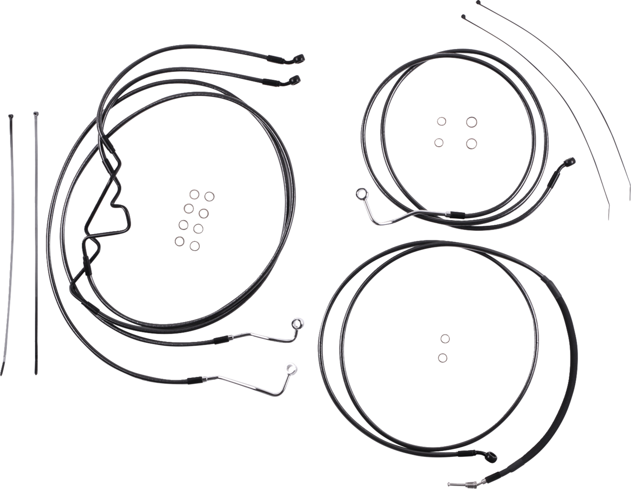 Magnum shielding Black Pearl™ Designer Handlebar Installation Kit - 10" - '17-'20 FLTR Harley Davidson