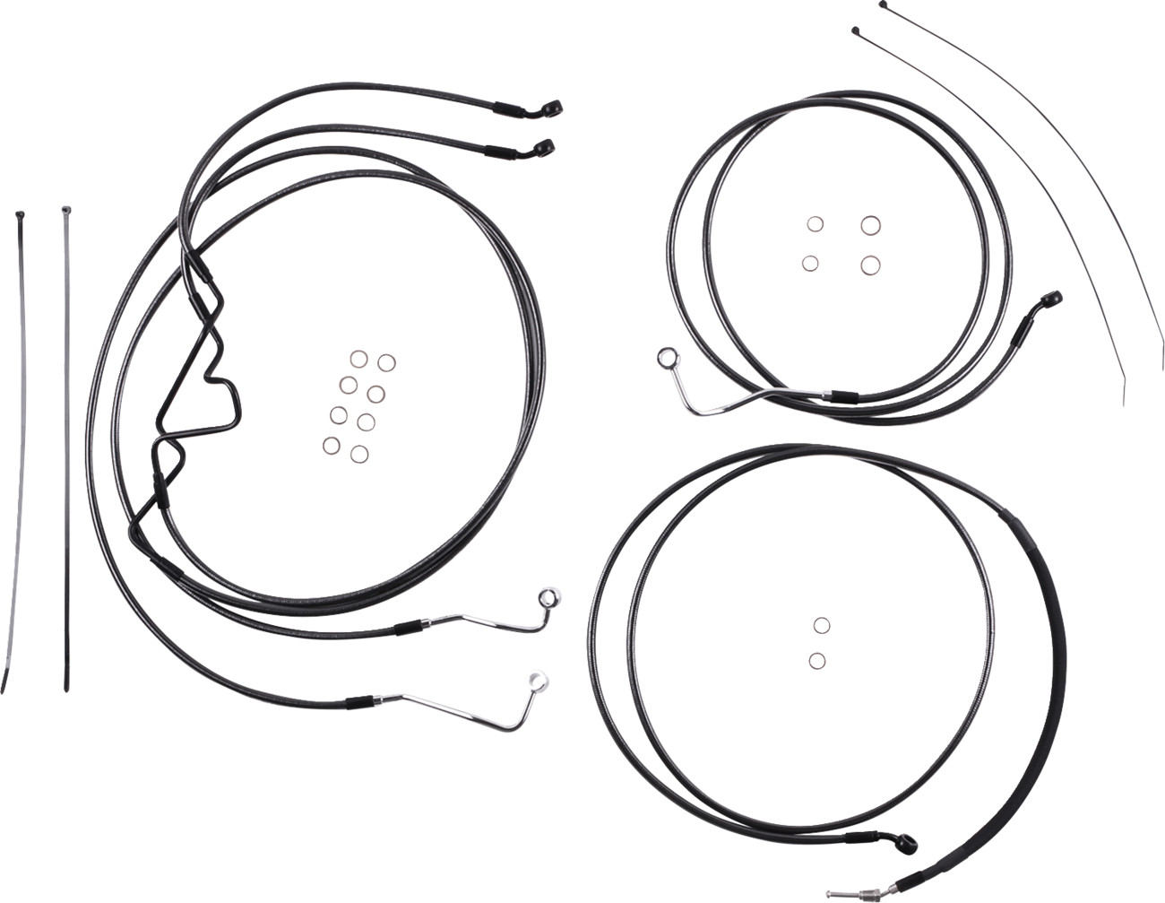 Magnum shielding Black Pearl™ Designer Handlebar Installation Kit - 10" - '17-'20 FLTR Harley Davidson