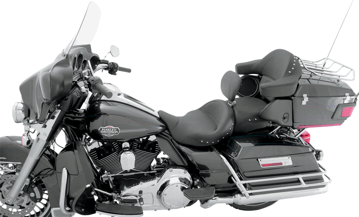 MUSTANG Super Touring 2-Up Seat with Driver Backrest Option