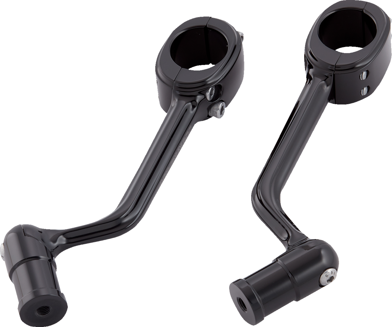 Arlen ness Forged Highway Peg Mounts - Black