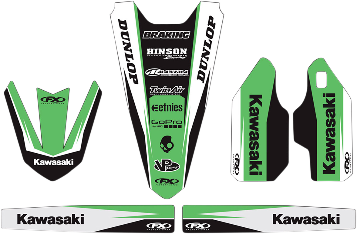 Factory Effex Trim Graphics Kit Kawasaki KX250F / KX450F 2006-2008