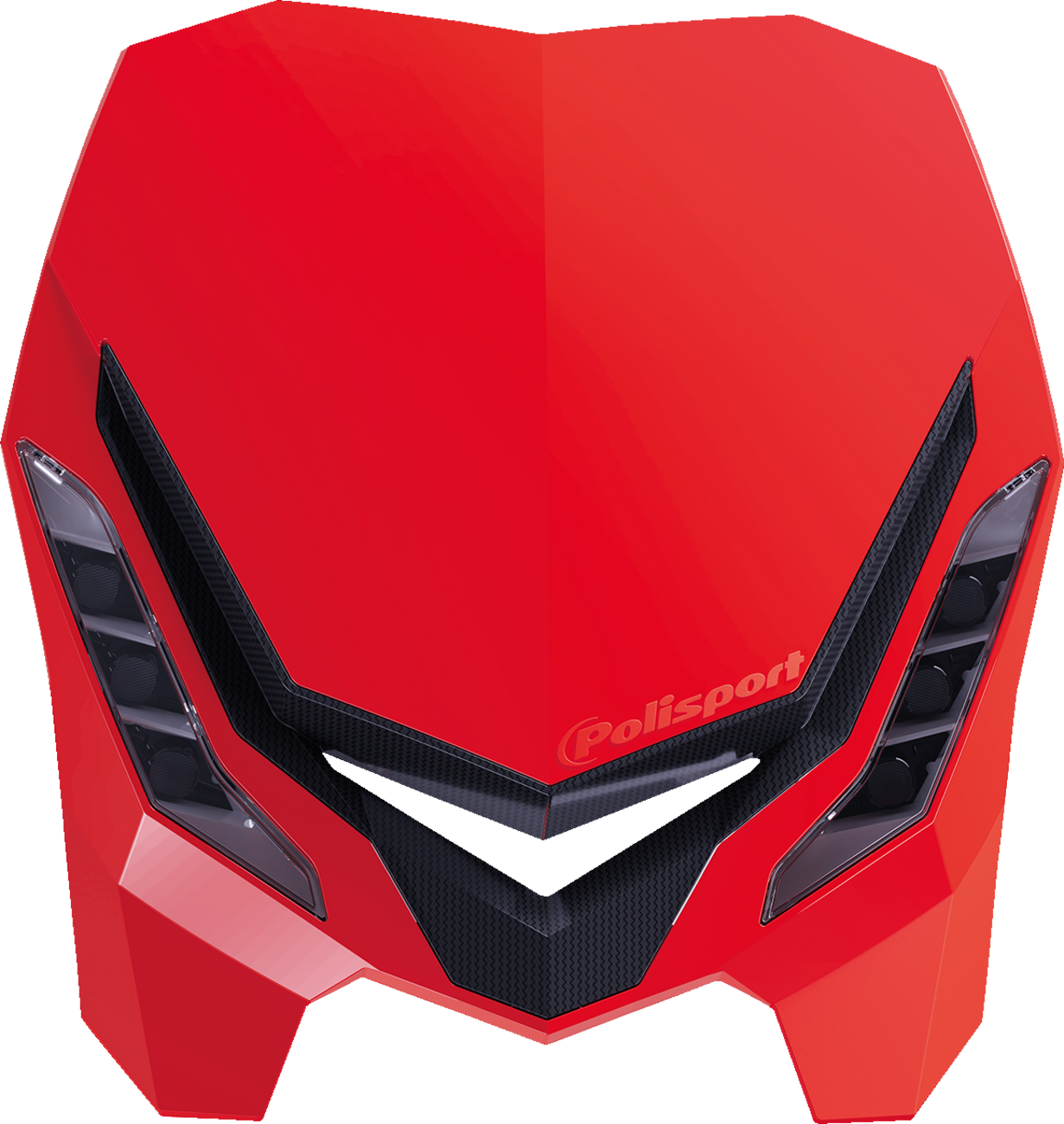 Polisport E-Blaze LED Headlight - Red/Black