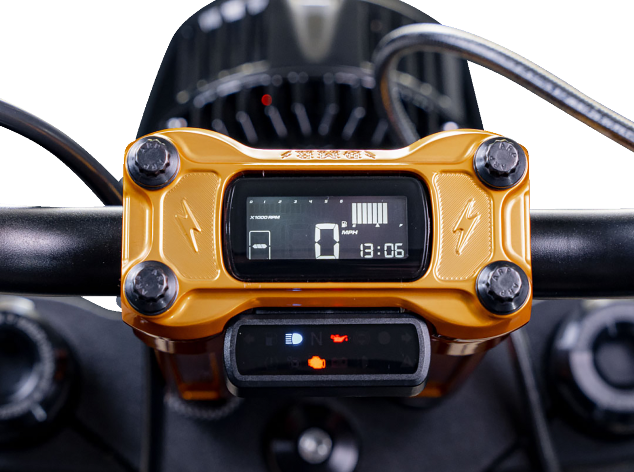 Koso D2 LCD Multifunction Meter For Harley 2004-2013
