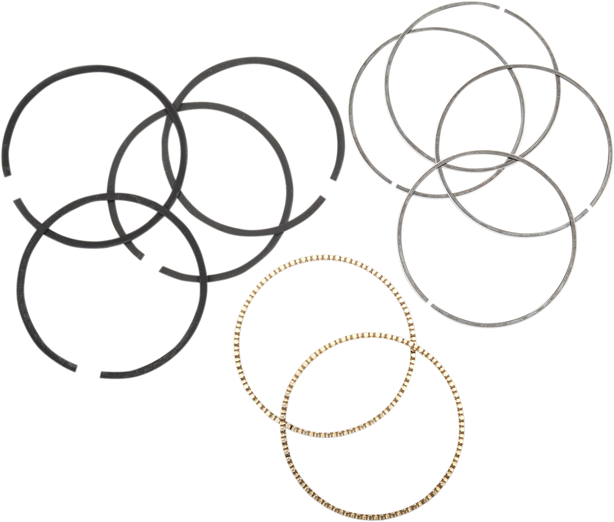 S&S Cycle 4" Bore Piston Ring Set For S&S Pistons