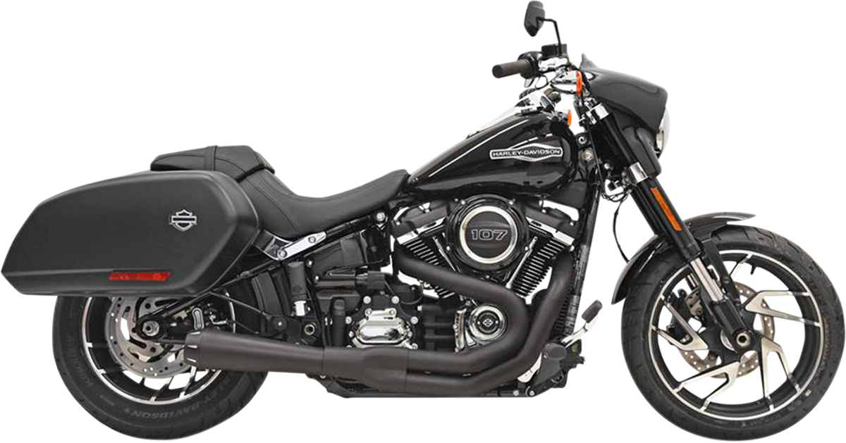 Bassani Xhaust 2 into 1 Road Rage 4" Exhaust System for 2018 Harley